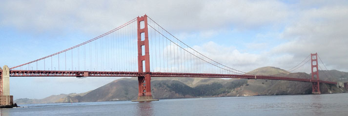 The golden gate bridge